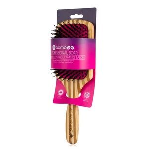 Tiri Pro Bamboo XL Detangling Paddle Brush with Boar Bristles